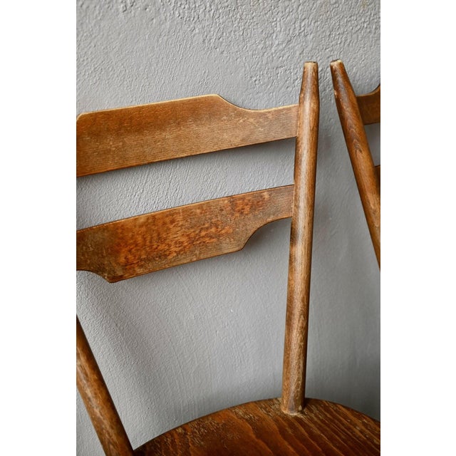Vintage Scandinavian Bistro Chairs, 1960s, Set of 4 For Sale - Image 10 of 14