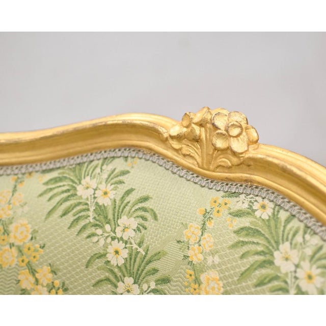 Set of French Gilt Armchairs For Sale - Image 10 of 14