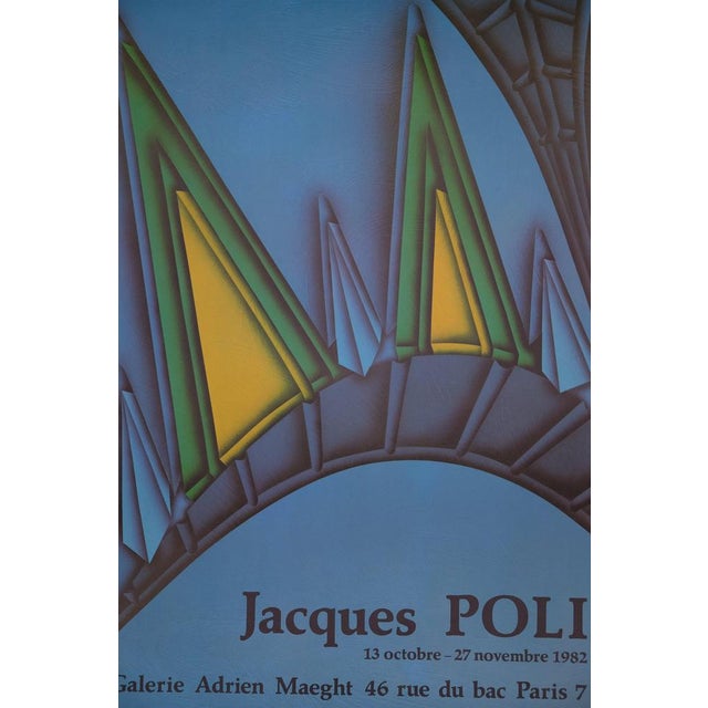 Jacques POLI (1938-2002) Chrysler Building, New York Color lithographic poster On poster paper, 50 x 70 cm (approx. 20 x...