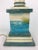 Late 20th Century 20th Century English Traditional Hand-Painted Swan Wood Column Lamp For Sale - Image 5 of 6