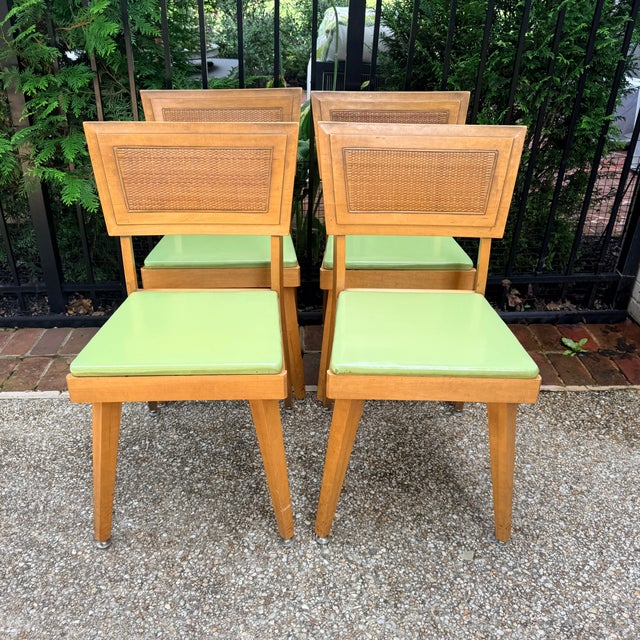 Mid Century Modern Drop Leaf Dining Table & 4 Chairs For Sale - Image 16 of 17