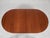 Wood Midcentury Modern Danish Round Teak Dining Table with Two Extensions, 1960s For Sale - Image 7 of 13