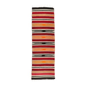 Vintage Flatweave Turkish Kilim Runner Hallway