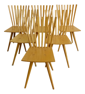 Mikado Chairs by Johannes Foersom and Peter Hiort-Lorenzen for Fredericia Stolefabrik, Set of 6