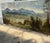 1930s Pedro Schmiegelow, Rhön Fulda Petersberg Panorama, Oil Painting on Canvas For Sale - Image 5 of 6