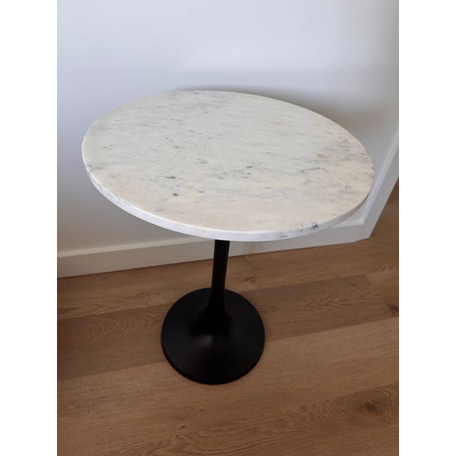 Marble Side Table For Sale In New York - Image 6 of 7