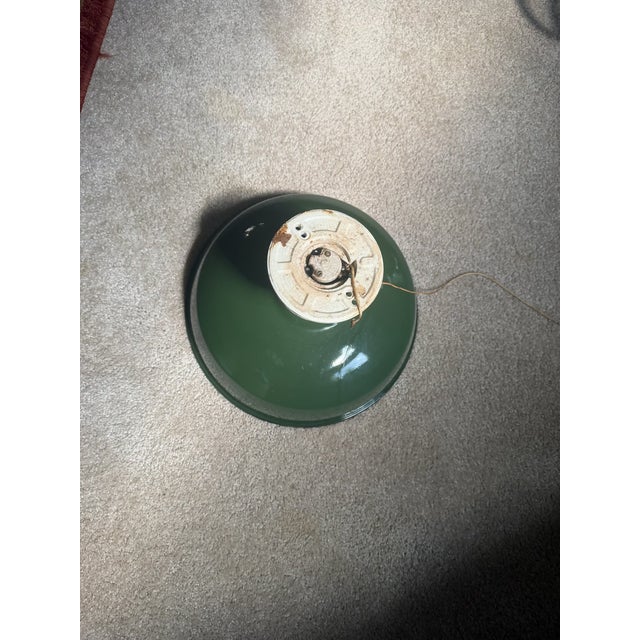 Vintage 1930s Benjamin Green Porcelain Enamel Ceramic For Sale In Houston - Image 6 of 12
