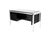 White Pace Collection Mid Century Italian Modern Thick Black Marble Granite Top Desk For Sale - Image 8 of 8