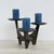 Modernist Sculptural Brutalist Bronze Metal Candleholder, France, 1960s For Sale - Image 6 of 18