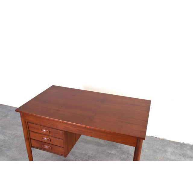 Mid-Century Modern Danish Teak Executive Desk, 1960s For Sale - Image 16 of 17