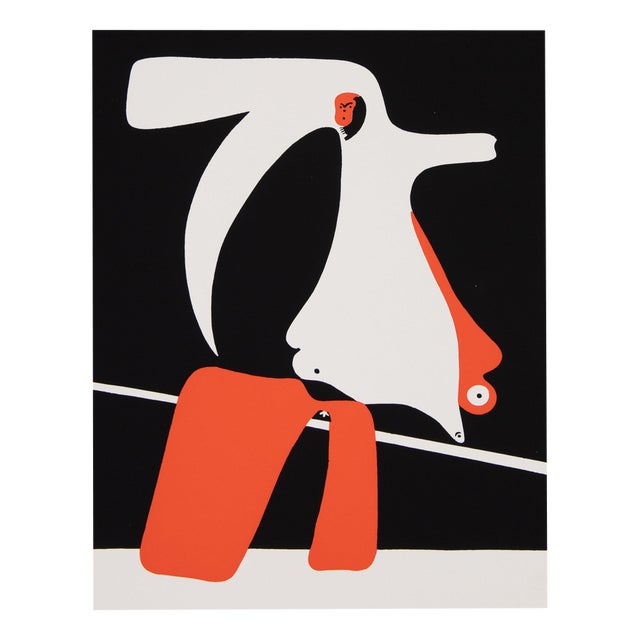 Joan Miro, The Surrealist Tightrope Walker, Screenprint, Screenprint For Sale