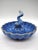 Art Deco Sapphire Glazed Flower Bowl with Fish by Arthur Percy for Upsala Ekeby Gefle, 1930s, Set of 2 For Sale - Image 4 of 15