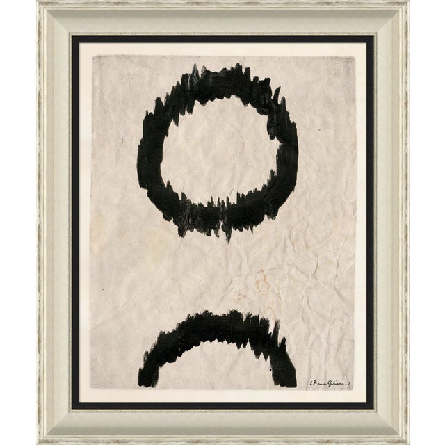 Circle Series - Black By Dana Gibson, Framed Art Print For Sale