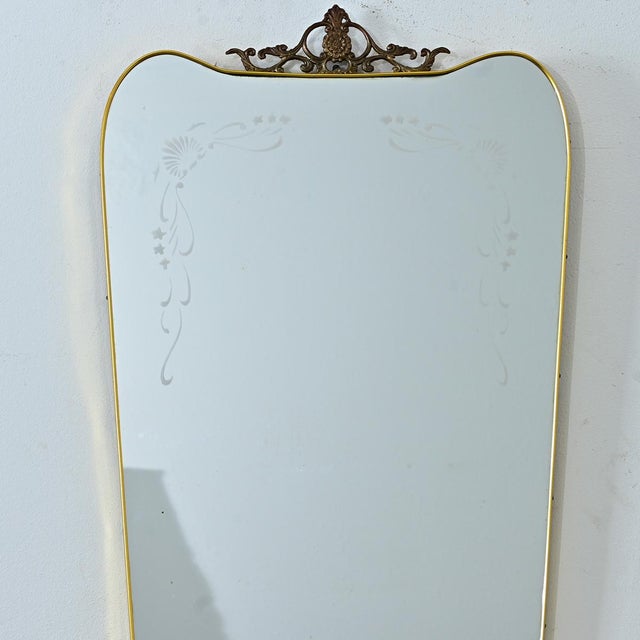 French Mid Century Mirror and Console Set For Sale - Image 10 of 17