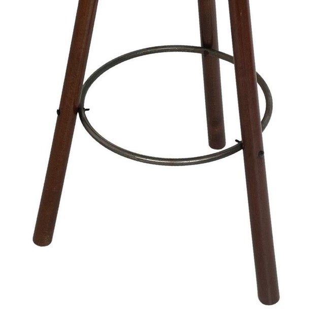 Late 20th Century Spanish Brutalist Marbella Bar Stool by Sergio Rodrigues for Confonorm, 1970s For Sale - Image 5 of 8