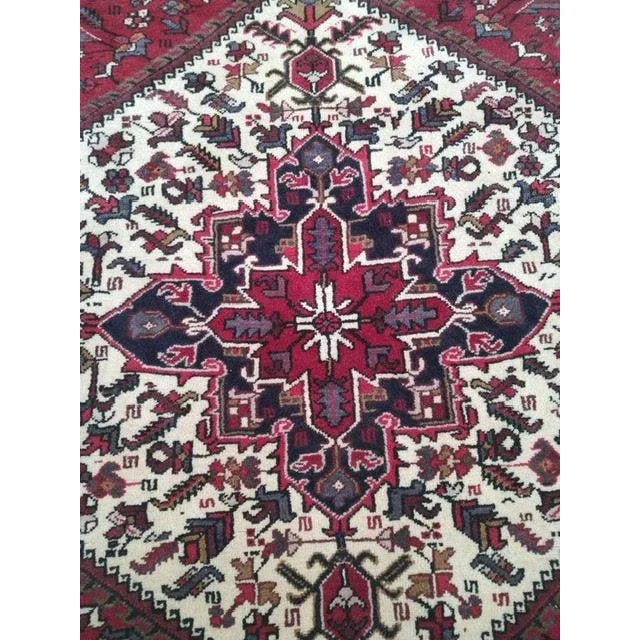 Persian 1960s Persian Heriz Rug 5'3" X 6'3" For Sale - Image 3 of 7
