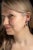 Contemporary Pair of Drop Earrings With Pave` Set Blue Sapphires and Diamonds For Sale - Image 3 of 4
