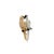 Diamond Onyx 18k Gold Two-Tone Lovebirds Pendant-Brooch For Sale - Image 4 of 6