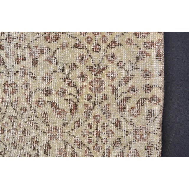 Anatolian Rug in Faded Wool For Sale - Image 4 of 9