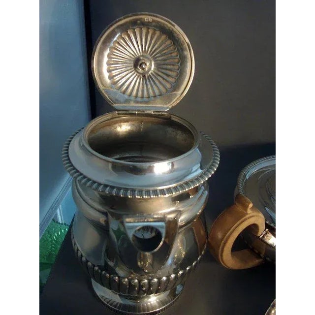 1812 English Regency Sterling Silver Tea and Coffee Service by William Edwards - Set of 4 For Sale - Image 9 of 11