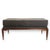 Mid-Century Modern Mid-Century Modern Upholstered Wooden Bench, 1950s For Sale - Image 3 of 5