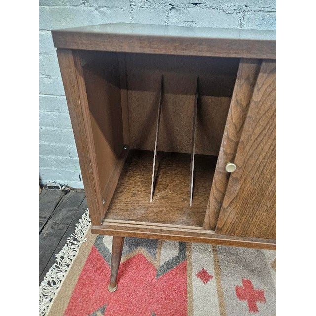 Mid 20th Century Mid-Century Modern Record Cabinet by Lu Van Inc. For Sale - Image 5 of 6