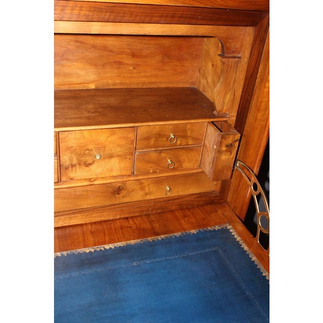 Louis Philippe Secretary in Walnut, 19th Century For Sale - Image 14 of 15