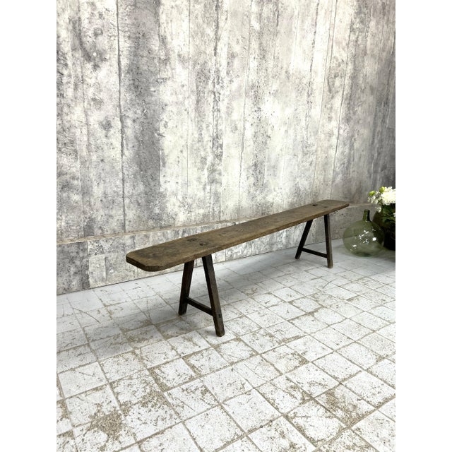 Dimensions: 200cm wide x 44cm high x 20.5cm deep This bench is so versatile. Made from solid wood with simple construction...