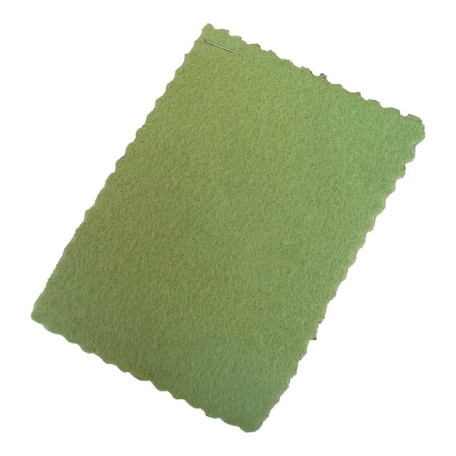 Sandra Jordan Prima Alpaca Fabric in Cucumber Green For Sale