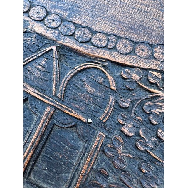 Antique Burmese Round Hand-Carved Side Table For Sale In Washington DC - Image 6 of 12