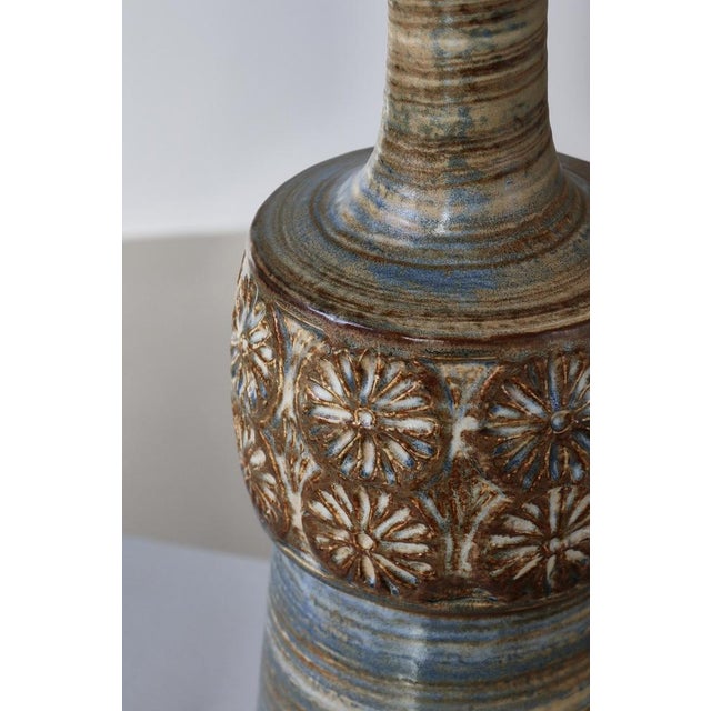 Danish Modern Stoneware Table Lamps from Søholm, Denmark, 1960s, Set of 2 For Sale - Image 12 of 13