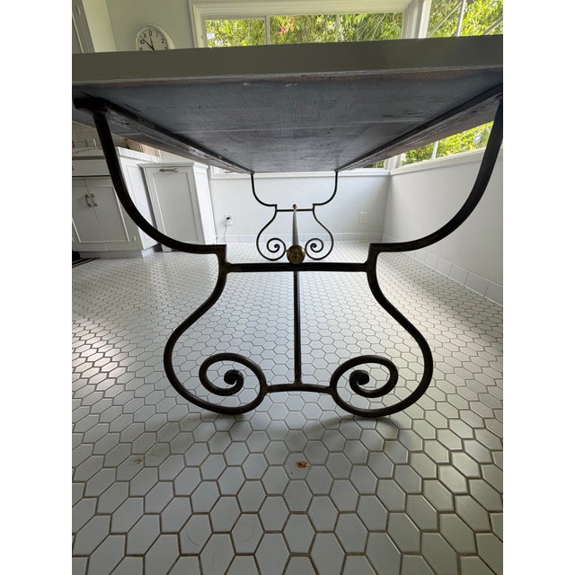 French Vintage 1970's Dining Table For Sale - Image 9 of 13