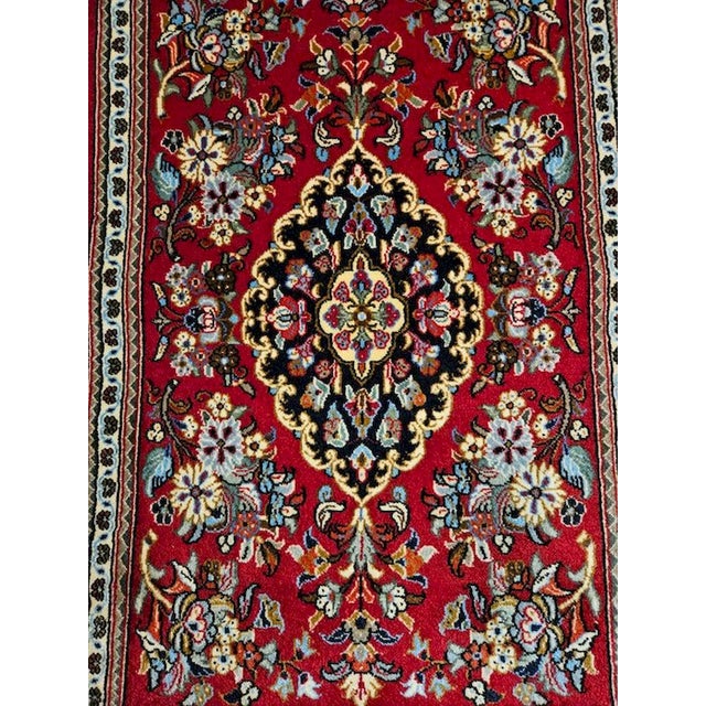 Floral Motif with Central Medallion, 1980s For Sale - Image 6 of 10