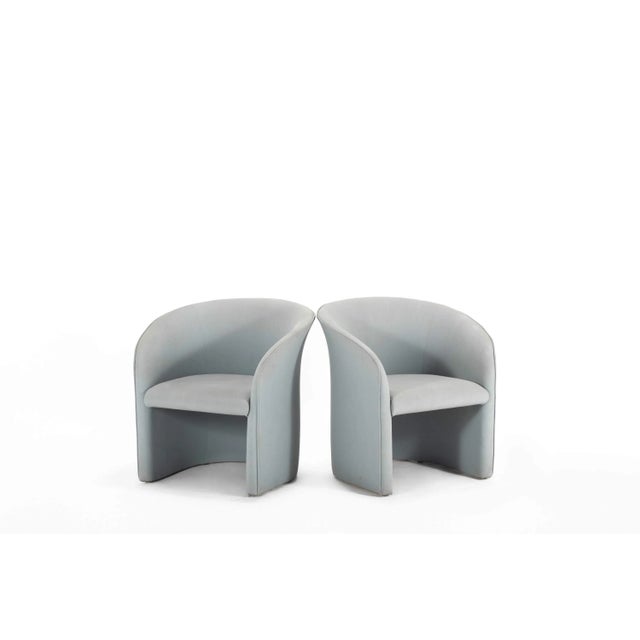 Featuring fabulous curves and lovely grey polyester upholstery that allows these chairs to be used both indoors and...