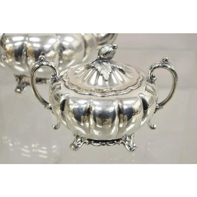 Early 20th Century Old English Melon Community Plate Silver Plated