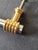 1990s 1990s Gold & Silver Cabinet Drawer Pull For Sale - Image 5 of 9