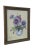 Vintage 20th century Helen McRae oil on board semi-impressionist still life painting depicting a small glass vase of...
