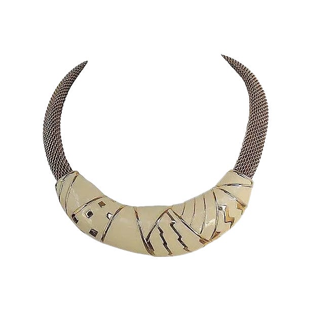 Silver Monet Knot Collar Necklace main image 1