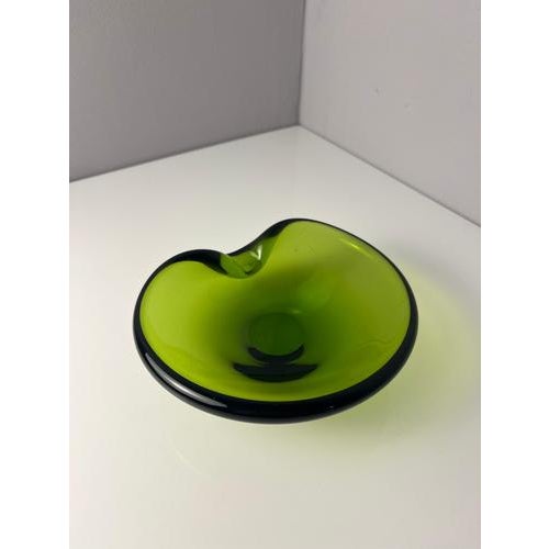 Green Glass Ashtray from Holmegaard For Sale - Image 11 of 11