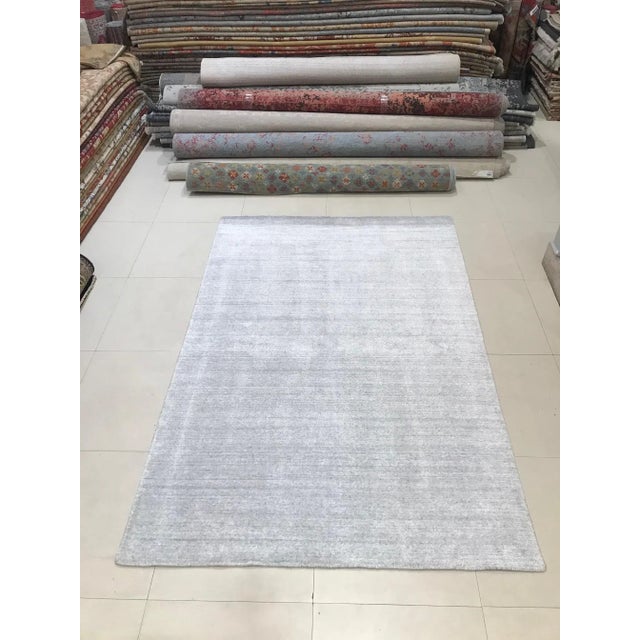 Indian Wool Rug, 1980s For Sale - Image 13 of 14