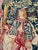 Blue Vintage French Jacquard Tapestry with Noble Amazone Motif in the style of Aubusson, 1970s For Sale - Image 8 of 18