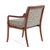 Dunbar Furniture Edward Wormley Dunbar Mahogany Armchair Mid Century Restored For Sale - Image 4 of 12