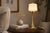 Josef Hoffmann Style Brass Table Lamp, Opaline Glass Shade, Wiener Werkstätte Inspired, Austria / Europe, 1990s For Sale - Image 3 of 13