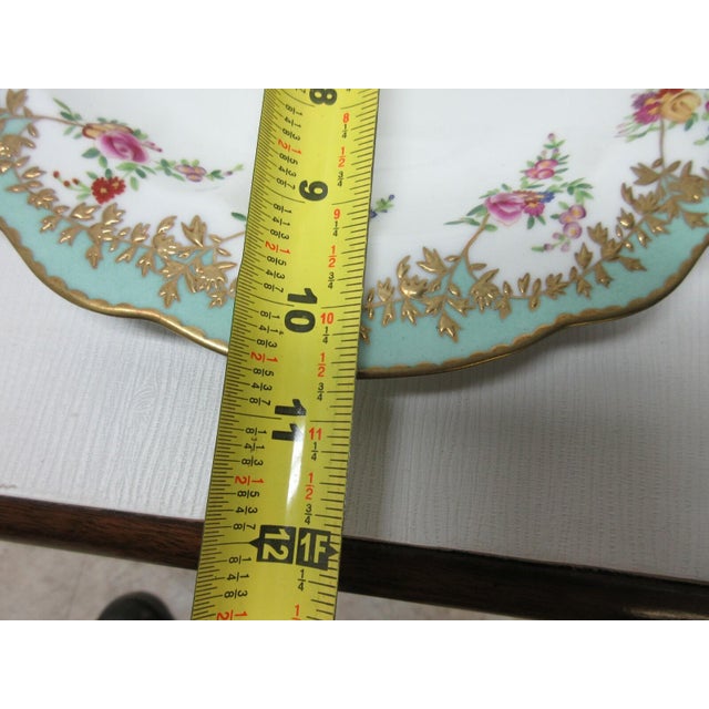 Ceramic 1980s Chelsea House Decorative Floral Design Dining Plate Asian Inspired Yellow For Sale - Image 7 of 9