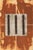 A 1998 abstract aquatint print by the Japanese-American artist Seiko Tachibana. This piece features three brown stripes...