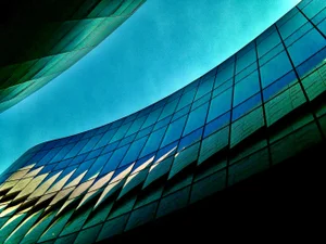 Contemporary Cityscape Architectural Color Photograph