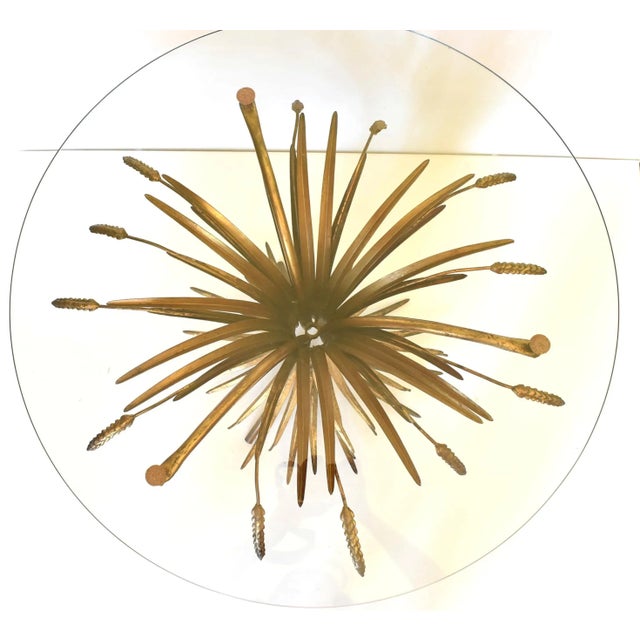 Vintage Mid-Century Italian Sheaf of Wheat Table For Sale - Image 4 of 10