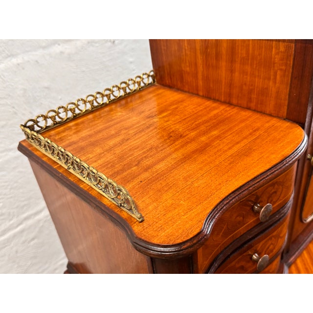 Antique Inlaid Ladies Desk For Sale - Image 10 of 18