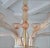 1970s 1970s Pink Neoclassical Murano Glass Chandelier For Sale - Image 5 of 9