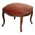 Title: Early 20th Century French Louis XV Walnut Stool With Velvet Seat For Sale